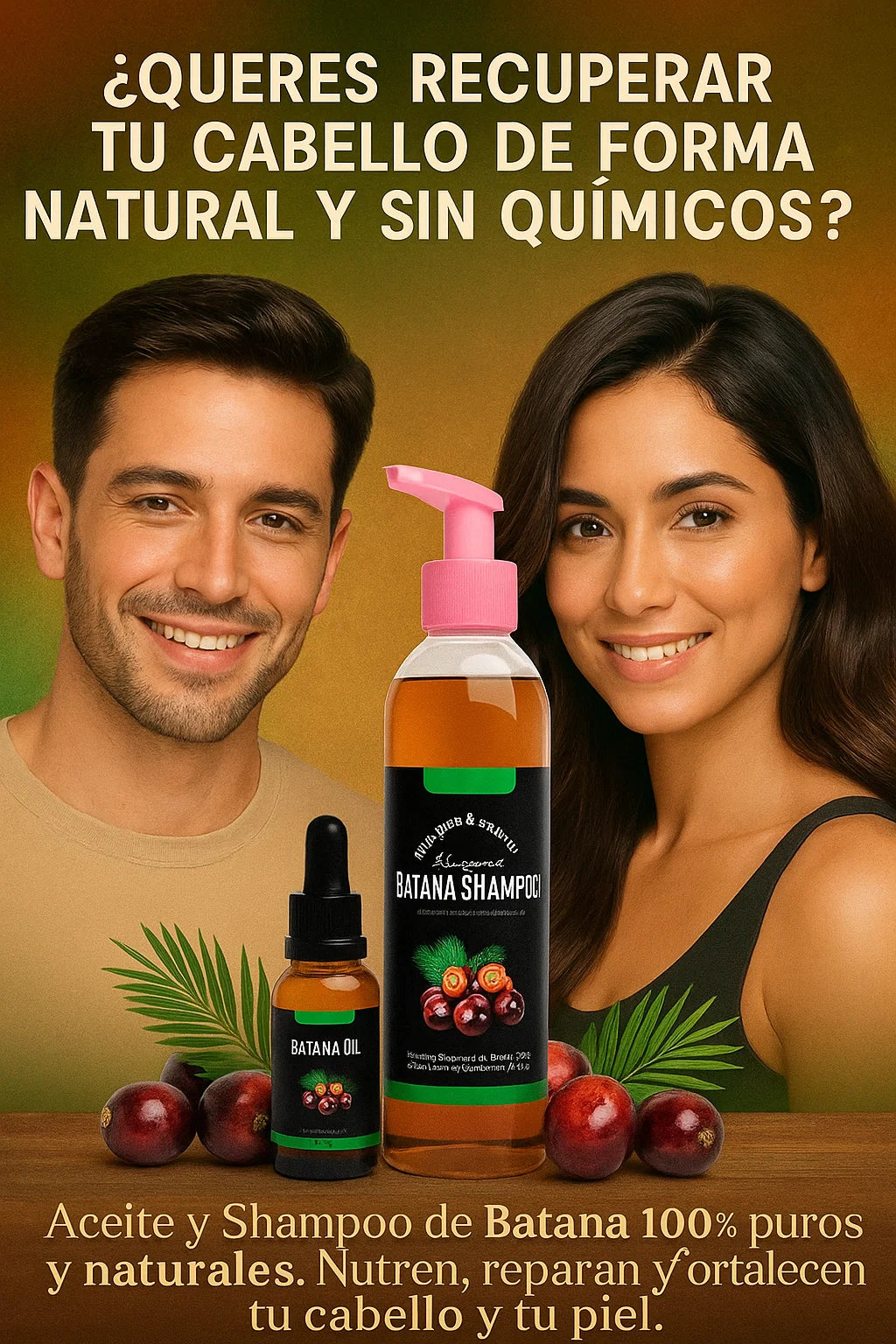 SHAMPOO & ACEITE DE BATANA® + ENVÍO GRATIS